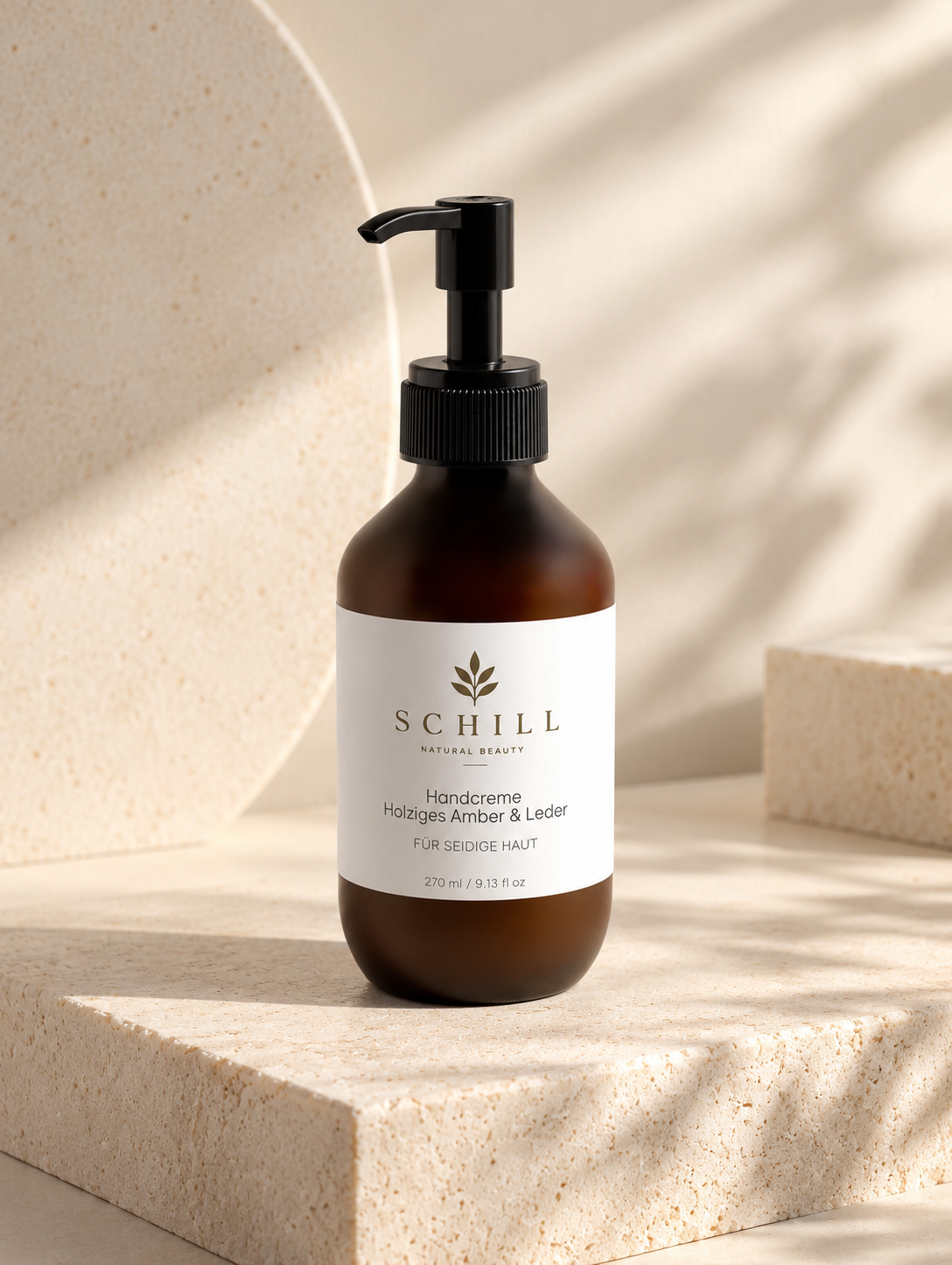 Handcreme, holziges Amber & Leder