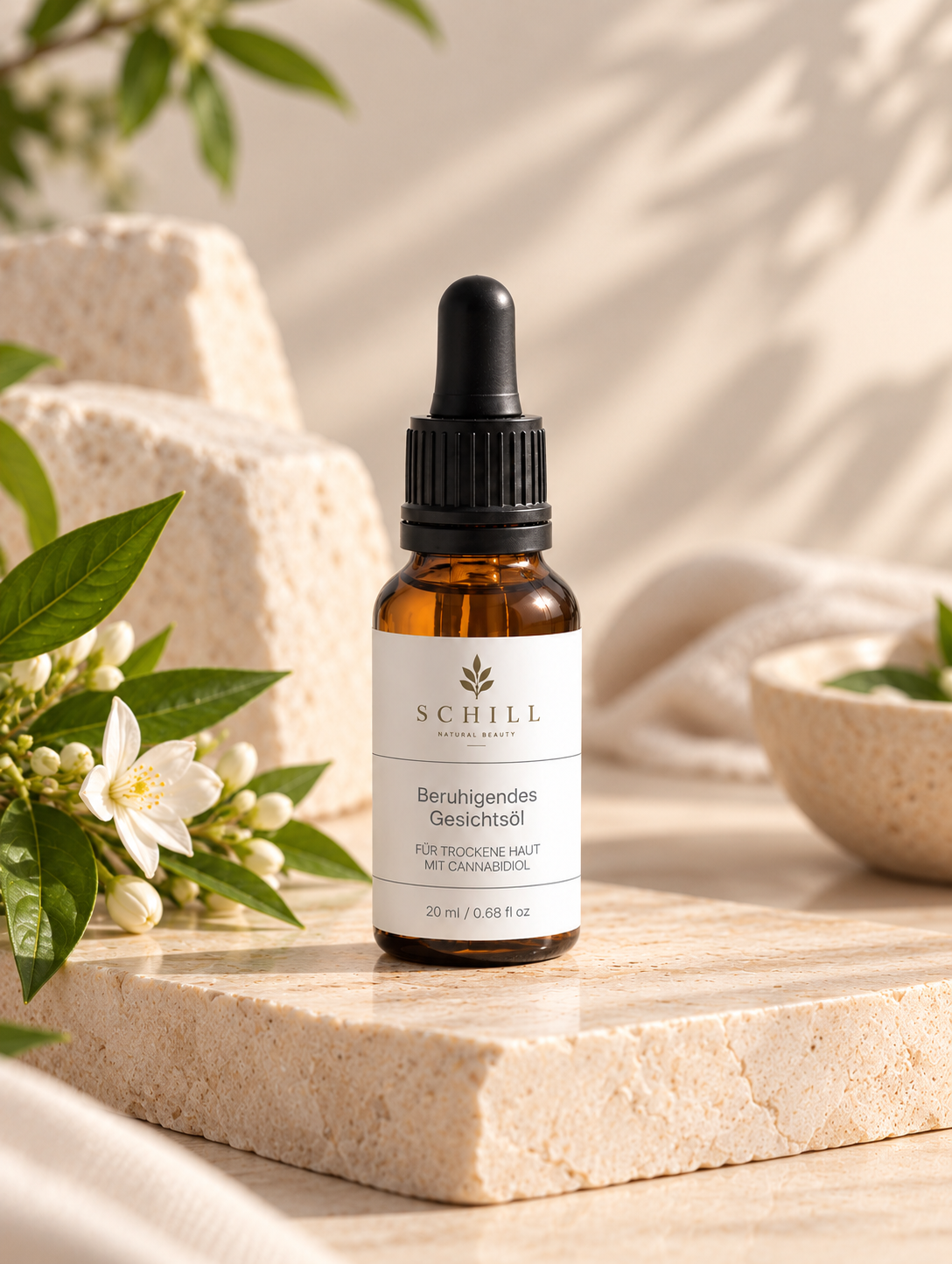 Beruhigendes Gesichtsöl mit CBD